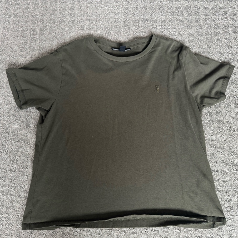 All saints women’s  Green T-Shirt size large